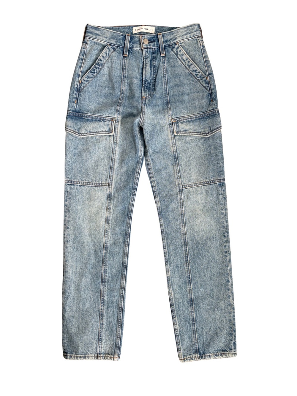 Denim Forum The '90s Lo-Rise Cargo Slim Cargo Jeans Waist 25